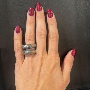 Solid Sterling Silver Avant Garde Ring